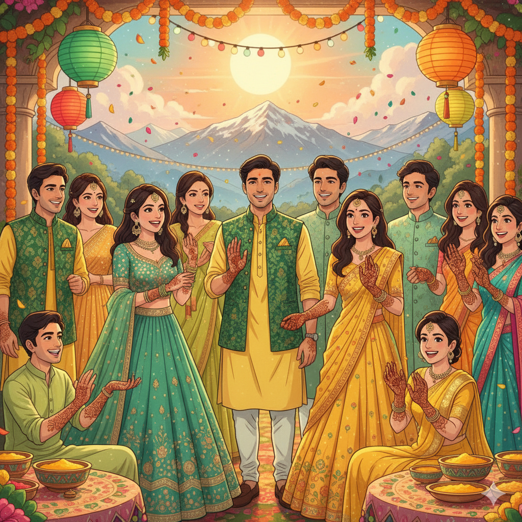 Haldi & Mehndi Celebration